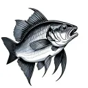Sardine tattoo design idea
