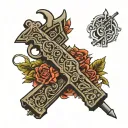 glock logo tattoo design idea