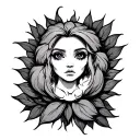 Stick Poke tattoo design idea