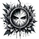 Broken Mirror tattoo design idea