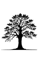 Harley Davidson road glide Oakland tree tattoo design idea