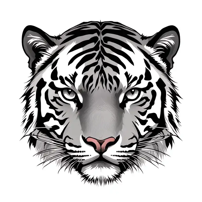 tiger face tattoo tattoo design idea