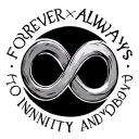 infinity symbol with the words forever and always to infinity and beyond  tattoo design idea