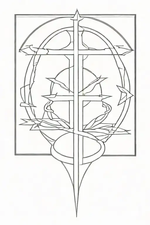 Templar tattoo design idea