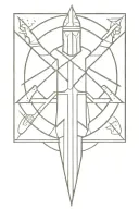 Templar tattoo design idea