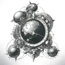 Astrophysics tattoo design idea