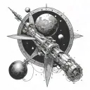 Astrophysics tattoo design idea