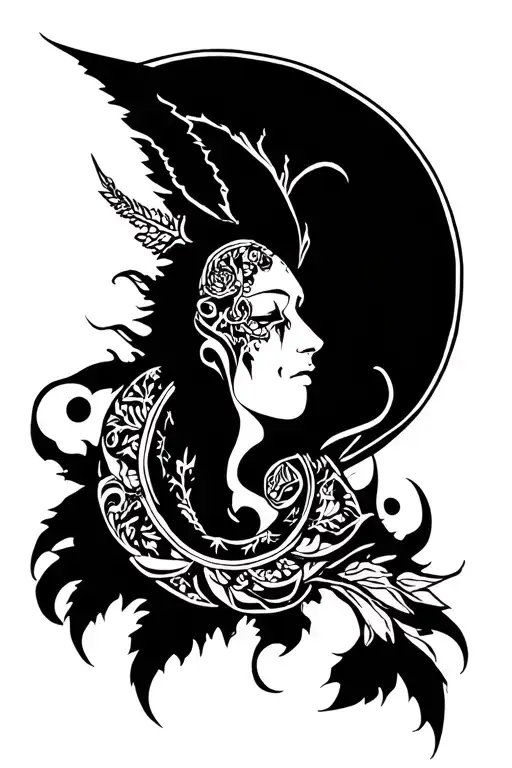 Rus' paganism tattoo design idea