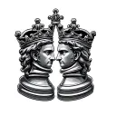 King And Queen Chess Piece tattoo design idea