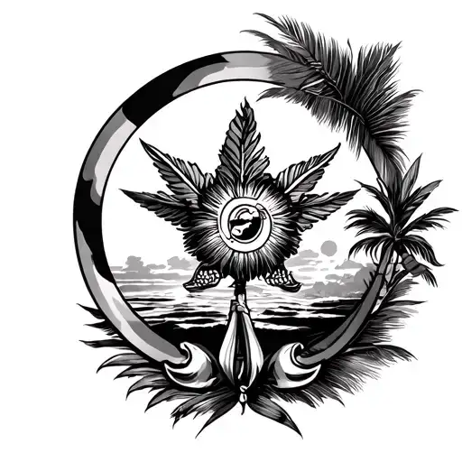 Dominican Republic tattoo design idea