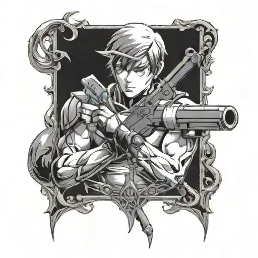 resident evil 4 tattoo design idea