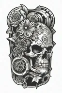 Tape tattoo design idea