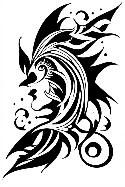 Pisces empath tattoo design idea