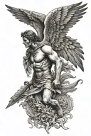 Icarus tattoo design idea