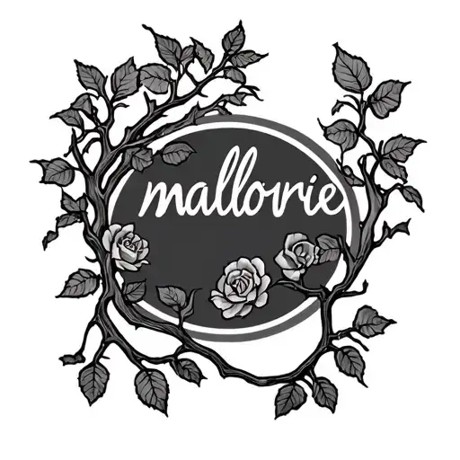 ivy-rose,name mallorie,tree of life, tattoo design idea