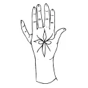 hand jnana mudra tattoo design idea