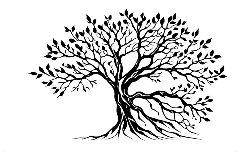 Tree Of life tattoo tattoo design idea