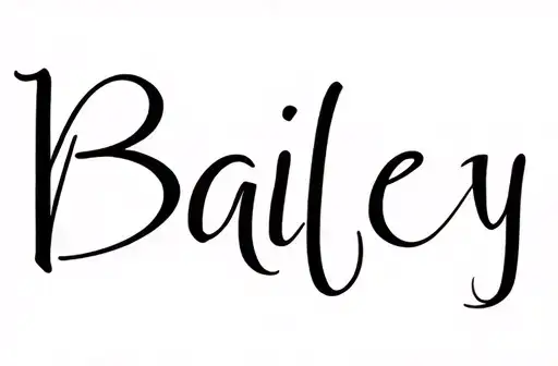 "Bailey" tattoo design idea