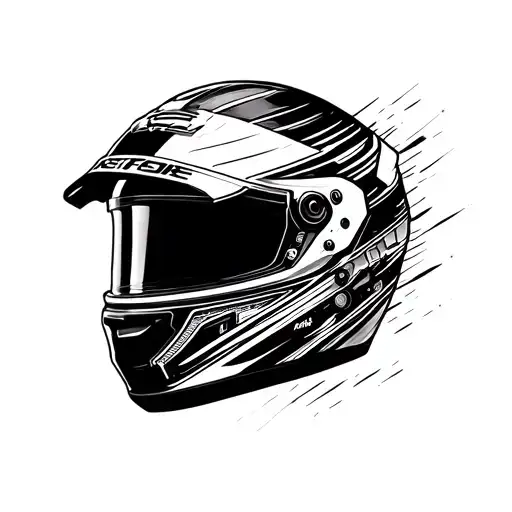 Combine elements of a racing helmet and speedometer in a unique tattoo design tattoo design idea