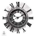 clock face, Roman numeral tattoo design idea