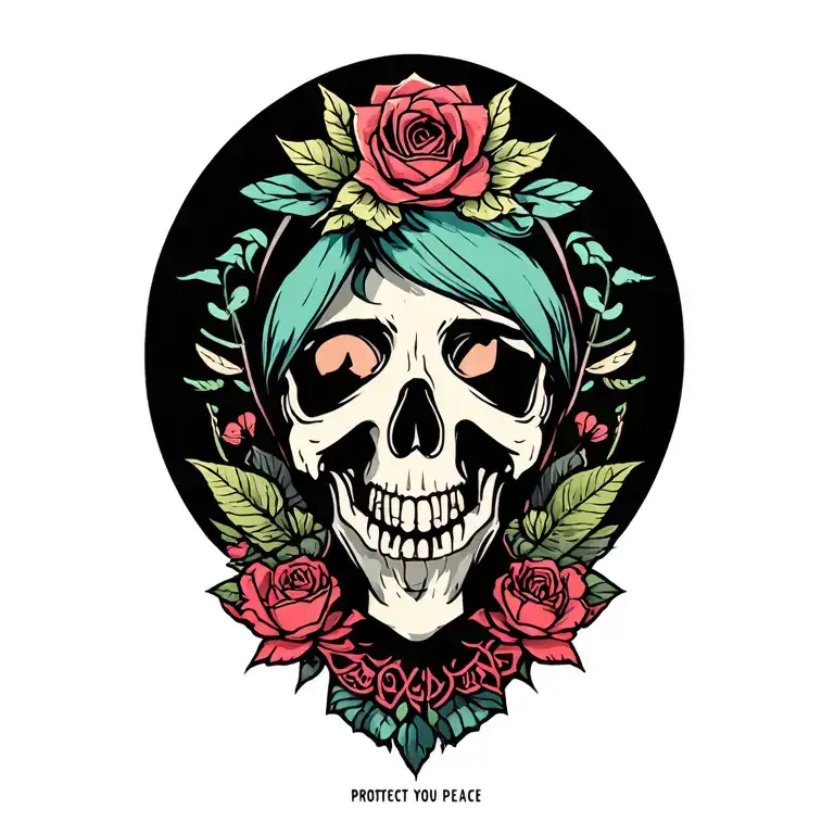 protect your peace tattoo design idea