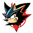 metal sonic tattoo design idea