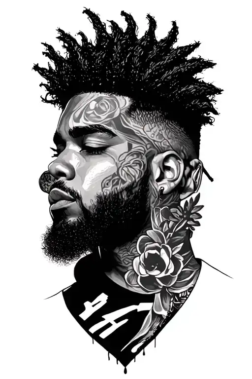 XO The Weeknd incorporated tattoo design idea