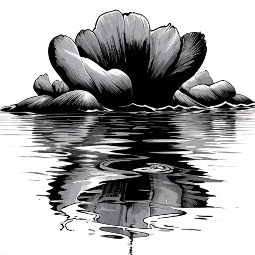 the 06 and 09 should be opposite each other, whereby the 09 is a reflection in the water of the 06 tattoo design idea