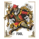 the fool tarot card  tattoo design idea