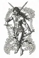 St Sebastian tattoo design idea