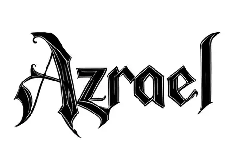 "Azrael" tattoo design idea