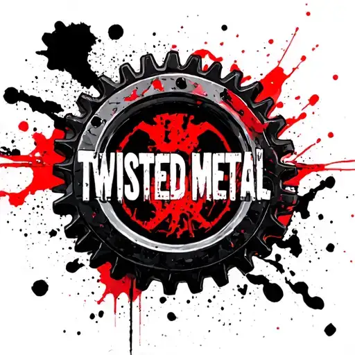 "Twisted Metal " gears turbo  tattoo design idea
