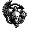 Semper fi tattoo design idea