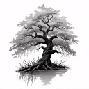 mother willow tree from Pocahontas tattoo design idea