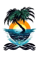 philippine sun tattoo design idea