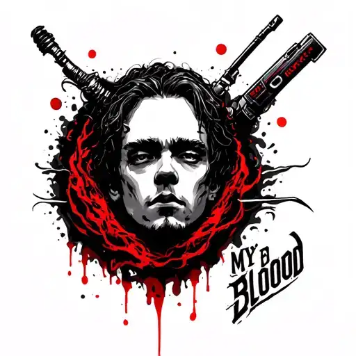 NED from 21 pilots "my blood" tattoo design idea