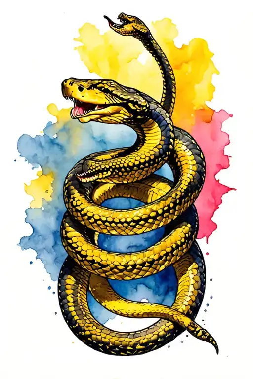 don't tread on me snake patriot yellow 2nd amendment tattoo design idea