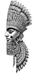 mayan design tattoo design idea