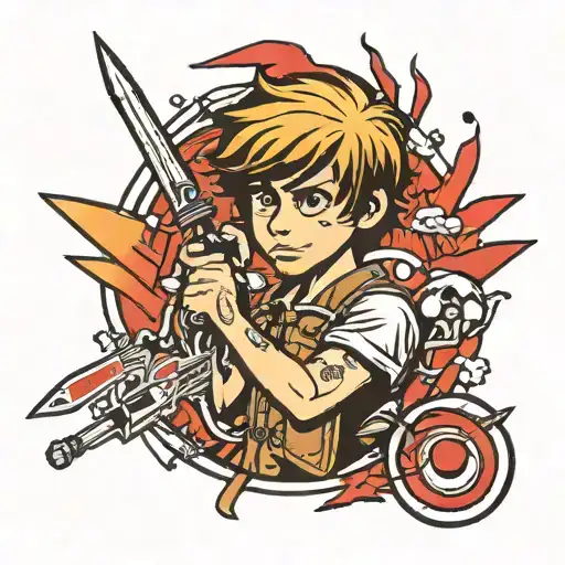 Scott pilgrim tattoo design idea