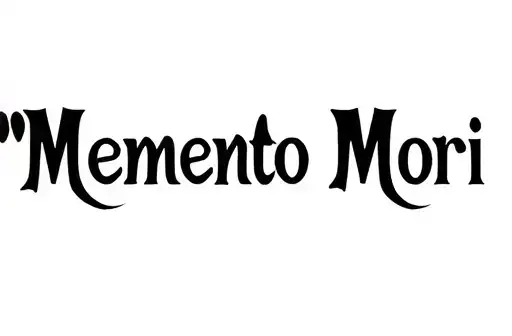 "Memento Mori" tattoo design idea