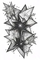 Pleiades cluster tattoo design idea