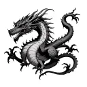 dragon under boob tattoo tattoo design idea