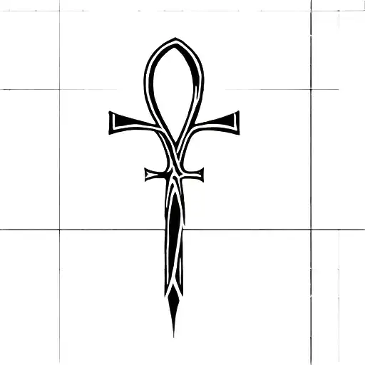 Ankh tattoo design idea