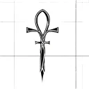 Ankh tattoo design idea