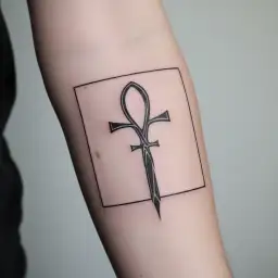 Ankh tattoo design idea
