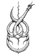 harry potter dark mark tattoo design idea