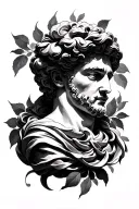 Adam's touch by Michelangelo tattoo design idea