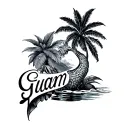 Guam tattoo design idea