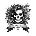 HOTEX 4 EVER tattoo design idea