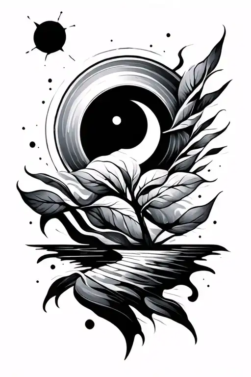 renewable energy tattoo abstract tattoo design idea